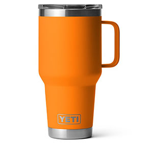 Yeti Rambler 20 Oz Travel Mug with Stronghold Lid King Crab Orange