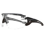 EDGE EYEWEAR TV121VS TAVEN VAPOR SHIELD BLACK FRAME / CLEAR LENS