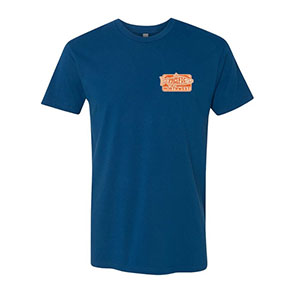 NORTHWEST VIBES COHO T-SHIRT COOL BLUE