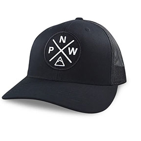 NORTHWEST VIBES THE CLASSIC TRUCKER HAT BLACK