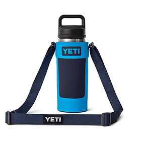 Yeti Rambler 18oz Small Big Wave/Navy Bottle Sling Big Wave Blue