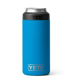 Yeti Rambler Colster 12oz Slim Can Cooler Big Wave Blue