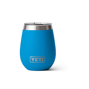 Yeti Rambler 10oz Wine Tumbler with Magslider Lid Big Wave Blue