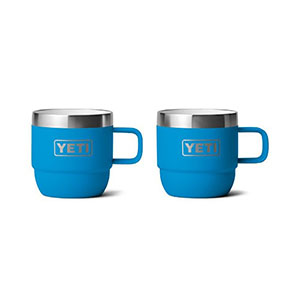 Yeti Rambler 6oz Stackable Mug - 2/Pack Big Wave Blue