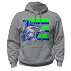 SafetyShirtz - Throwback Seattle Safety Hoodie - Green/Blue/Sport Gray