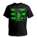 Bigfoot Hi-Vis Safety Stripe Tee - Neon Green/Reflective/Black