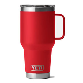 Yeti Rambler 30oz Travel Mug with Stronghold Lid Rescue Red