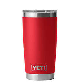 Yeti Rambler 20oz Tumbler with Magslider Lid Rescue Red
