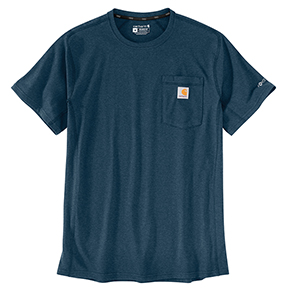 CARHARTT FORCE RELAXED FIT SHORT SLEEVE POCKET T-SHIRT- LIGHT HURON HEATHER