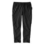 WOMEN'S CARHARTT FORCE RELAXED FIT RIPSTOP WORK PANT- BLACK