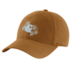 WOMEN'S CARHARTT CANVAS FLORAL GRAPHIC CAP- CARHARTT BROWN