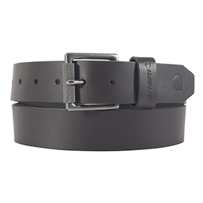 CARHARTT BRINDLE LEATHER ROLLER BUCKLE BELT- BROWN
