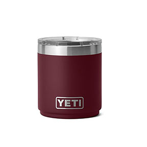 Yeti Rambler 10 Oz Stackable Lowball with Magslider Lid Wild Vine Red