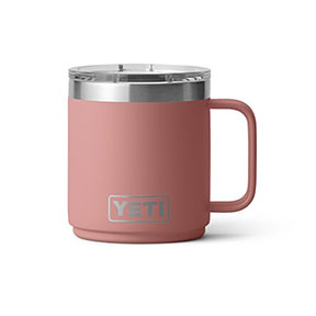 Yeti Rambler 10 Oz Stackable Mug with Magslider Lid Sandstone Pink