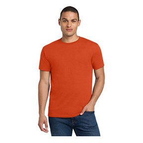 JERZEES DRI-POWER 50/50 COTTON/POLY SHORT SLEEVE T-SHIRT- BURNT ORANGE