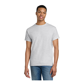 GILDAN 100% COTTON SHORT SLEEVE T-SHIRT- ASH