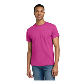 GILDAN 100% COTTON SHORT SLEEVE T-SHIRT- HELICONIA