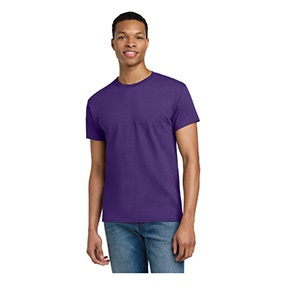 GILDAN 100% COTTON SHORT SLEEVE T-SHIRT- PURPLE