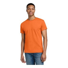 GILDAN 100% COTTON SHORT SLEEVE T-SHIRT- SAFETY ORANGE