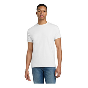 GILDAN 100% COTTON SHORT SLEEVE T-SHIRT- WHITE