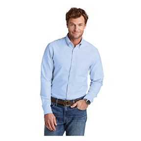BROOKS BROTHERS CASUAL OXFORD CLOTH SHIRT- NEWPORT BLUE