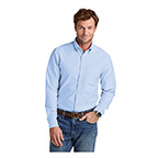 BROOKS BROTHERS CASUAL OXFORD CLOTH SHIRT- NEWPORT BLUE