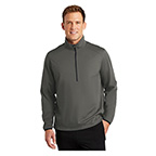 PORT AUTHORITY ACTIVE 1/2-ZIP SOFT SHELL JACKET- GREY STEEL