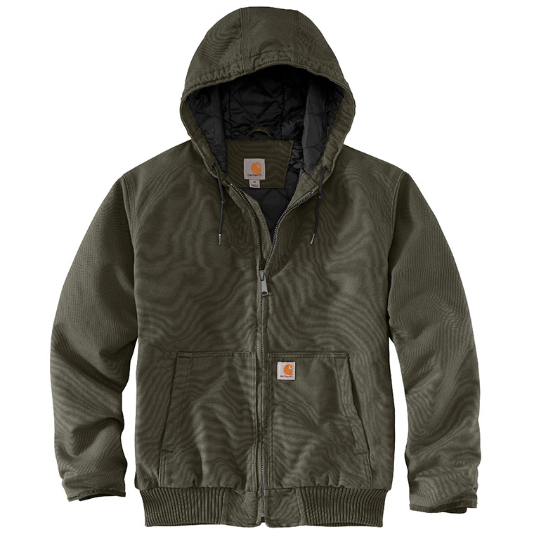 WORK 'n MORE - CARHARTT WASHED DUCK INSULATED JACKET- MOSS