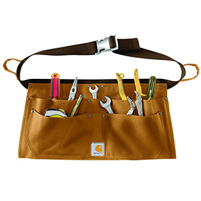 CARHARTT FIRM DUCK WAIST APRON- BROWN