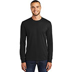 Port & Company® Long Sleeve Core Blend Tee Black