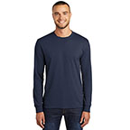 Port & Company® Tall Long Sleeve Core Blend Tee Navy