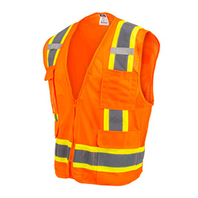 RADIANS TWO TONE SURVEYOR TYPE R CLASS 2 MESH SAFETY VEST- ORANGE