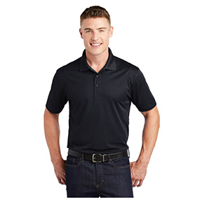 SPORT-TEK MICROPIQUE SPORT-WICK POLO- BLACK