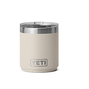 Yeti Rambler 10oz Stackable Lowball with Magslider Lid Cape Taupe