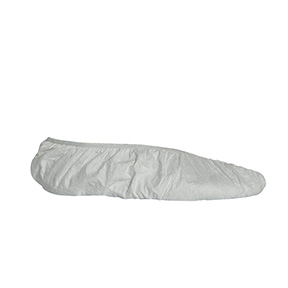 DUPONT TYVEK 400 DISPOSABLE SHOE COVER WITH TYVEK SOLE, WHITE, LARGE