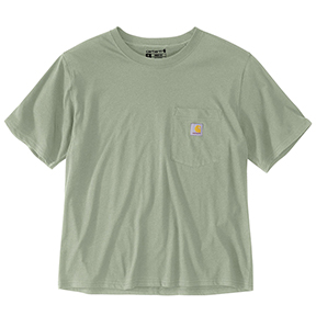 CARHARTT WOMEN'S TENCEL FIBER LOOSE FIT SHORT SLEEVE T-SHIRT- SAGE