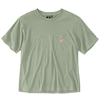 CARHARTT WOMEN'S TENCEL FIBER LOOSE FIT SHORT SLEEVE T-SHIRT- SAGE