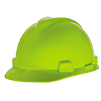 HARD HAT, FRONT BRIM, FASTRAC - LIME GREEN