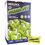 MOLDEX PURA-FIT FOAM EARPLUGS - 200 PAIR/BOX
