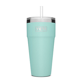Yeti Rambler 26oz Straw Cup with Straw Lid Seafoam