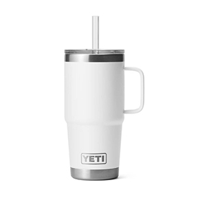 Yeti Rambler 25 Oz With Straw Lid - White