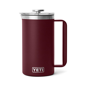 Yeti Rambler 34oz French Press with Twist-to-Lock Lid Wild Vine Red
