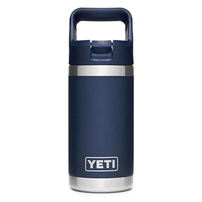 Yeti Rambler Jr 12oz Kids Water Bottle with Straw Cap Navy