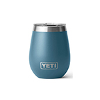 Yeti Rambler 10oz Wine Tumbler with Magslider Lid Nordic Blue