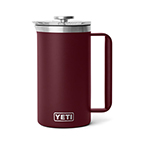 Yeti Rambler 34oz French Press with Twist-to-Lock Lid Wild Vine Red