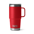 Yeti Rambler 20oz Travel Mug with Stronghold Lid Rescue Red