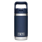 Yeti Rambler Jr 12oz Kids Water Bottle with Straw Cap Navy