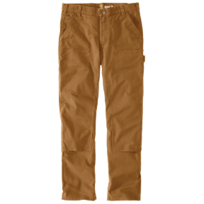 CARHARTT RELAXED STRAIGHT RUGGED FLEX DUCK DOUBLE FRONT WORK PANTS- CARHARTT