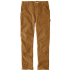 CARHARTT RELAXED STRAIGHT RUGGED FLEX DUCK DOUBLE FRONT WORK PANTS- CARHARTT