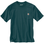 CARHARTT K87 T-SHIRT- GREENSTONE HEATHER